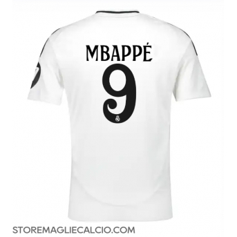 Real Madrid Kylian Mbappe #9 Maglia Gara Casa Repliche 2024-25